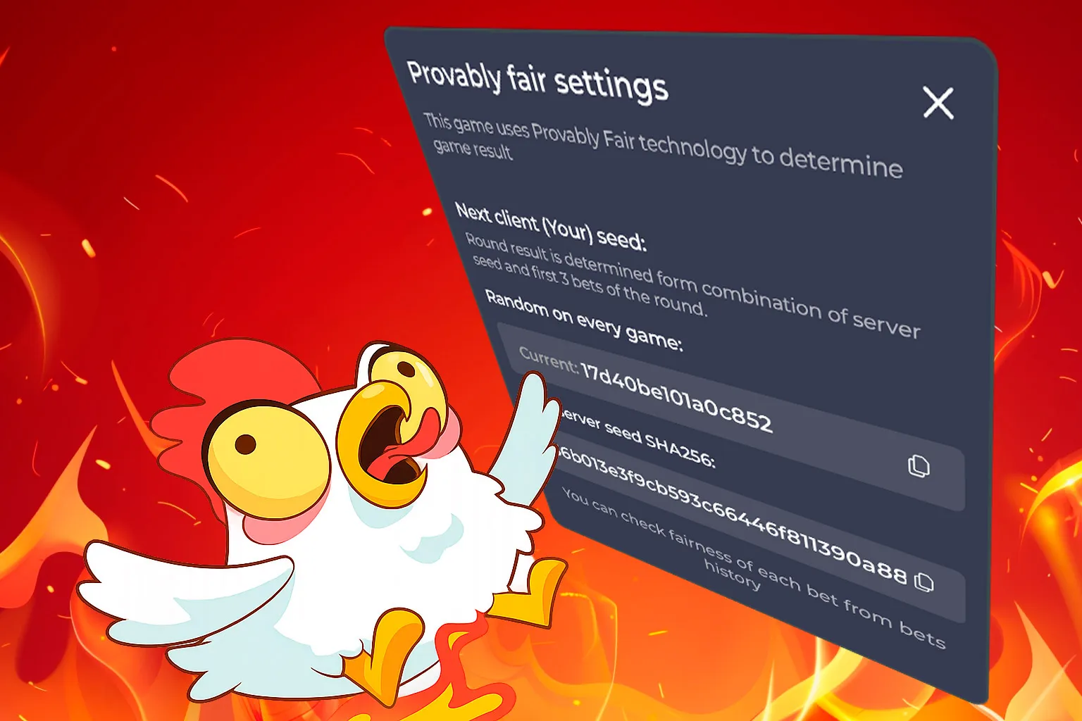 Chicken Road provably fair